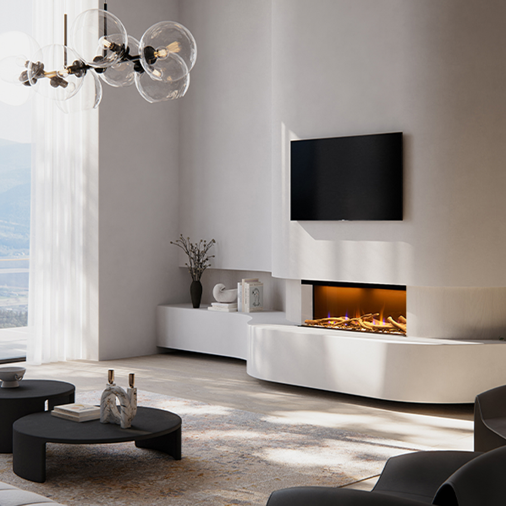 Real Flame IGNITE XL BOLD 1200 Alpine Forest Media