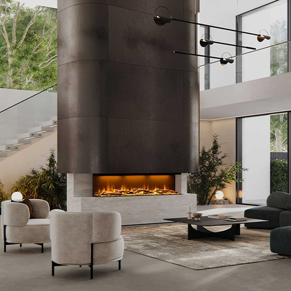 Real Flame IGNITE XL BOLD 1800 Alpine Forest Media