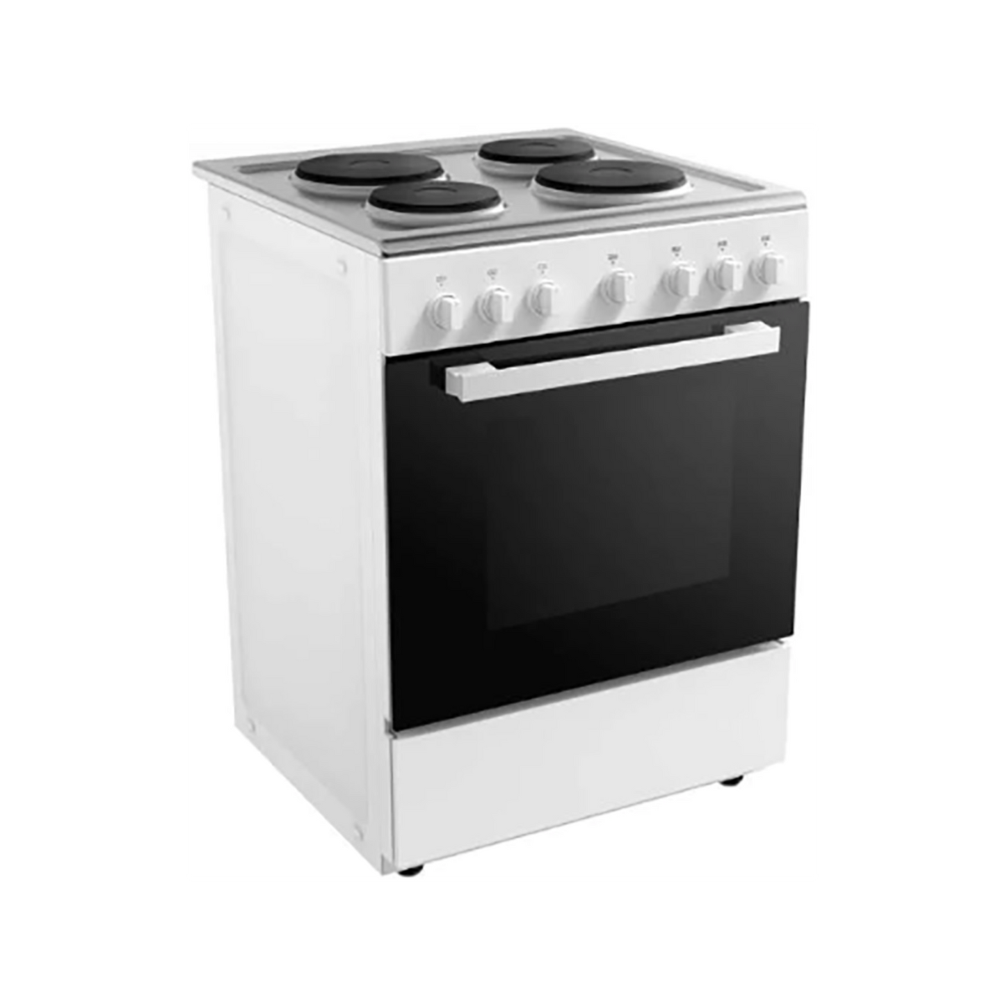 Midea 60cm Hot Plate White Freestanding Cooker