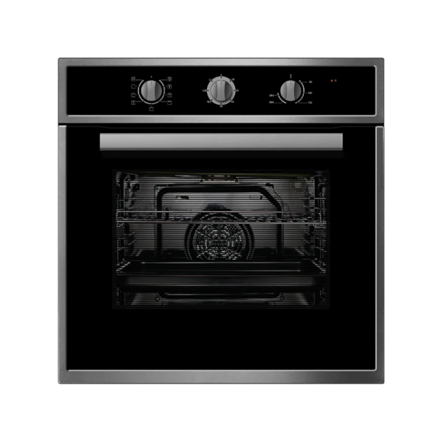 Midea Black Glass 60cm 9 Function Built-In Oven