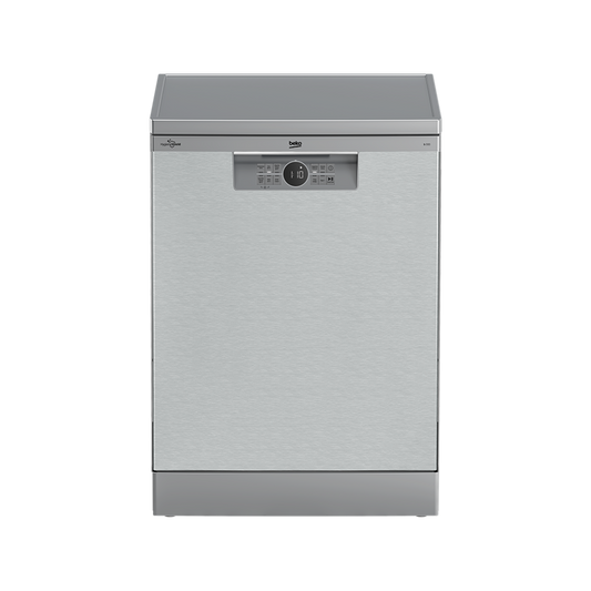 Beko Freestanding 14 Place Setting Platinum Steel Dishwasher