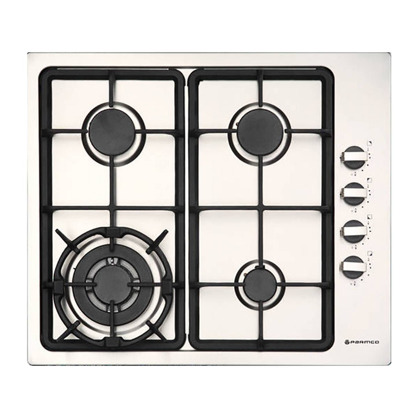 Parmco 60cm S/S 4 Burner Gas Hob