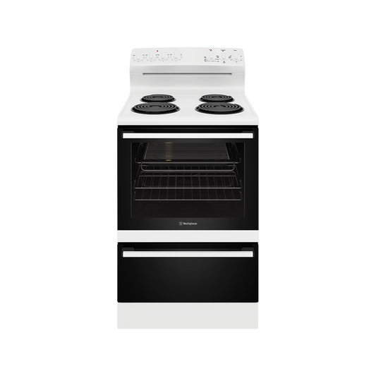 Westinghouse 60cm White Electric Freestanding Cooker